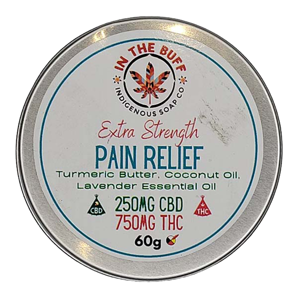 in the buff indigenous soap company pain relief cbd thc soap